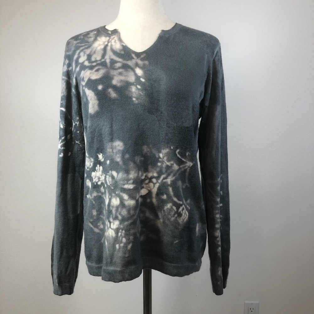 MARIKA CHARLES Women's Size 3 Cashmere Super Soft Hand Dyed Sweater Art-2-Wear